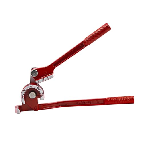 Holibanna Manuelles Rohrbiegewerkzeug für Kupfer Aluminiumrohre Langlebiger Leichter Hand rohrbieger mit Präziser Messskala für Klimaanlagen Schlauchbiegungen von Holibanna