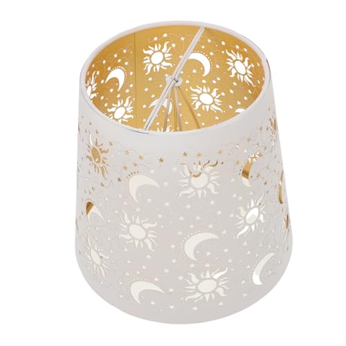 Holibanna Metal Pendant Light Cover Star Moon Hollow Lampshade Cut Decorative Lamp Shade For Living Bedroom Hotel Modern Elegant Lighting von Holibanna