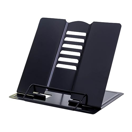 Holibanna Metall Lese und Musikständer Mittelgroß Desktop Leseständer Multifunktional Tragbar für Büro und Schule von Holibanna