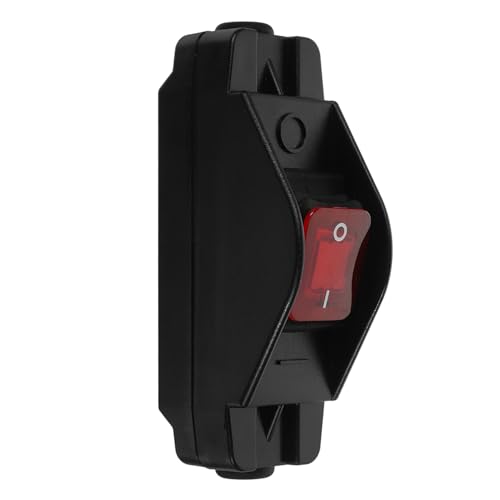 Holibanna Momentaner Rocker Switch mit LED Polungswechsel Inline Kippschalter für Dc Motorsteuerung Robuster schalter mit Taster Geeignet für Maschinen und Motoren von Holibanna