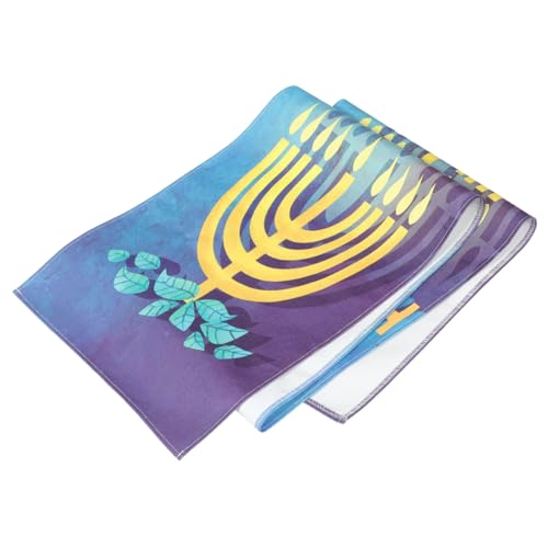 Holibanna Tischläufer Für Esszimmer Dekorative Tischdekoration Feiertags-tischdecke Chanukka-tischläufer Multifunktionaler Für Zuhause Und Küche von Holibanna