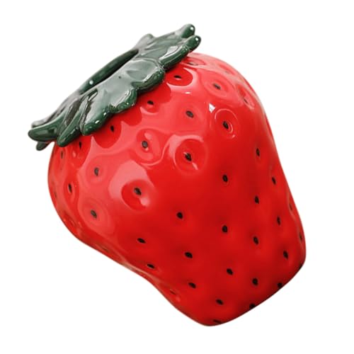 Holibanna Ceramic Strawberry Vase Dekorativer Blumenbehälter Aus Keramik Für Tisch Und Wohnzimmer Charmante Erdbeerform Als Blumenarrangement Oder Stiftehalter Deko Für Jedes Zuhause Holibanna Ceramic Strawberry Vase Dekorativer Blumenbehälter Aus Keramik Für Tisch Und Wohnzimmer Charmante Erdbeerform Als Blumenarrangement Oder Stiftehalter Deko Für Jedes Zuhause von Holibanna