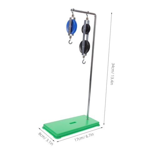 Holibanna Physik Lehrmittel Flaschenzug Set mit Halter Blauen Umlenkrollen Seilen Roter Hakenpulley Schwarzer Doppelrolle für Mechanische Experimente und Wissenschaftliches Lernen Holibanna Physik Lehrmittel Flaschenzug Set mit Halter Blauen Umlenkrollen Seilen Roter Hakenpulley Schwarzer Doppelrolle für Mechanische Experimente und Wissenschaftliches Lernen von Holibanna