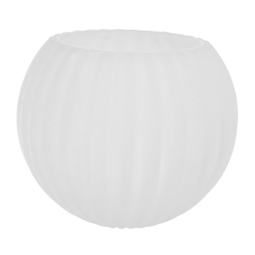 Holibanna Plastik Lampenschirm Ersatz Deckenleuchte Weiß Doppel Ø Weiches Licht Minimalistisches Design Für Wohn und Bürobeleuchtung von Holibanna