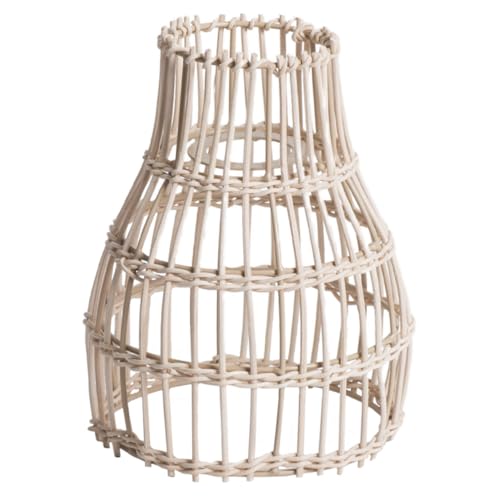 Holibanna Rattan Lampenschirm Woven Deckenleuchte Robust Natürlich Für Wohnzimmer Büro Fassung Eisenring Einfach Installation Rustikaler Stil Holibanna Rattan Lampenschirm Woven Deckenleuchte Robust Natürlich Für Wohnzimmer Büro Fassung Eisenring Einfach Installation Rustikaler Stil von Holibanna