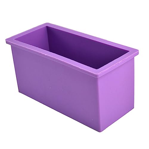 Holibanna Rechteckige Silikonbackform für Kuchen und Brot Wiederverwendbar Antihaftbeschichtet Hitzebeständig Lebensmittelecht Vielseitig für Backen Seifenherstellung DIY Kreativprojekte von Holibanna