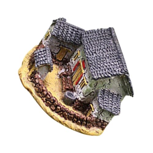 Holibanna Vintage Stil Resin Feen Gartenhaus Miniatur Für Desktop Displays Und Bücherregale Ornament Für Projekte Und Mikrolandschaften von Holibanna