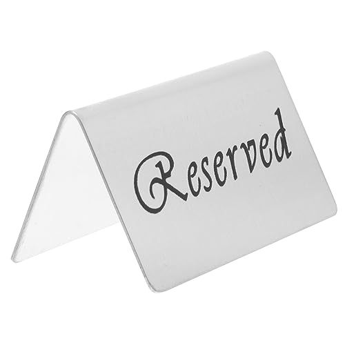 Holibanna Reserviert Tischschild Doppelseitig Tischaufsteller Reservierungsschild für Restaurant Hochzeit Büro Party mit Stabilem Modernem Design und Langlebiger Verarbeitung Holibanna Reserviert Tischschild Doppelseitig Tischaufsteller Reservierungsschild für Restaurant Hochzeit Büro Party mit Stabilem Modernem Design und Langlebiger Verarbeitung von Holibanna