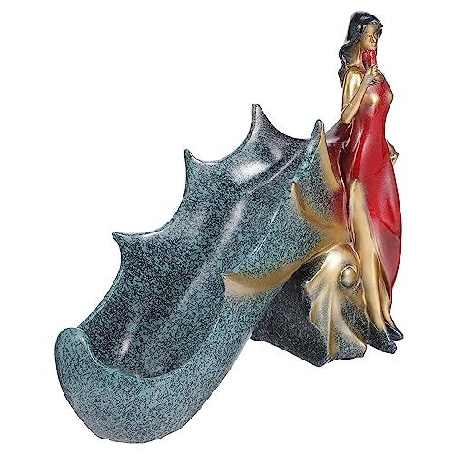Holibanna Resin Weinflaschenhalter Mädchenform Kreatives Weinregal für Flaschenaufbewahrung Dekorativer Flaschenständer für Zuhause Bar und Restaurant Langlebiges Design aus Hochwertigem von Holibanna