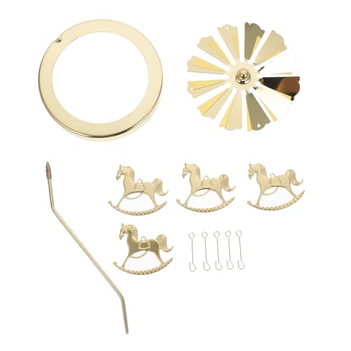 Holibanna Rotierender Kerzenhalter aus Eisen Karussell Förmiger Teelichthalter Eleganter Aromatherapie Kerzenständer für Romantische Dekoration bei Party Weihnachten Valentinstag Holibanna Rotierender Kerzenhalter aus Eisen Karussell Förmiger Teelichthalter Eleganter Aromatherapie Kerzenständer für Romantische Dekoration bei Party Weihnachten Valentinstag von Holibanna