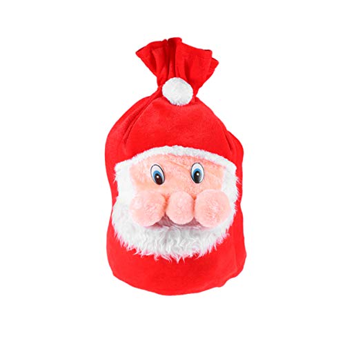 Holibanna Santa Großer Sack Strumpf Große Geschenktüten Weihnachten Weihnachtsmann Taschen Dekoration von Holibanna