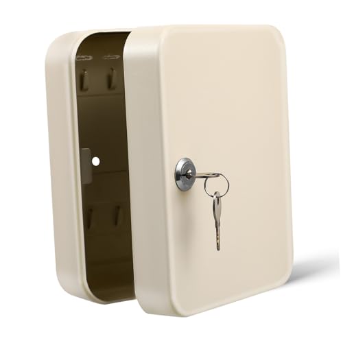 Holibanna Schlüsselschrank aus Robustem Eisen mit Haken Abschließbare Wandhalterung für Sichere Schlüsselaufbewahrung Großer Schlüsselsafe für Haus Büro und Geschäft Platzsparender Holibanna Schlüsselschrank aus Robustem Eisen mit Haken Abschließbare Wandhalterung für Sichere Schlüsselaufbewahrung Großer Schlüsselsafe für Haus Büro und Geschäft Platzsparender von Holibanna