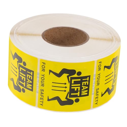 Holibanna Schwere Transportaufkleber Team Lift Warnetiketten Rolle Starke Haftung Sichtbar für Umzugskartons und Lager Sicherer Versand und Lagerkennzeichnung Holibanna Schwere Transportaufkleber Team Lift Warnetiketten Rolle Starke Haftung Sichtbar für Umzugskartons und Lager Sicherer Versand und Lagerkennzeichnung von Holibanna