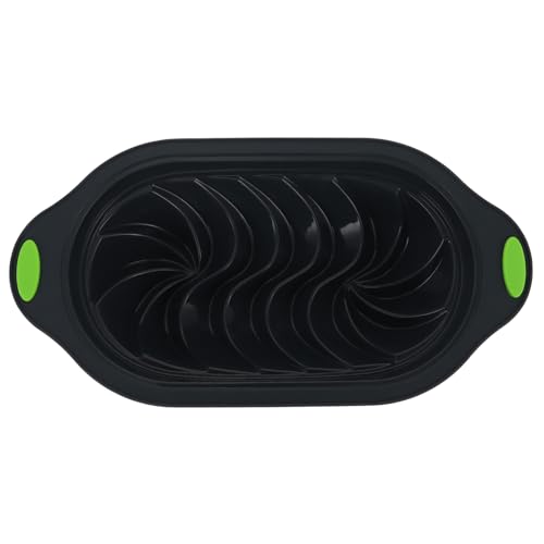 Holibanna Silikon Brotbackform Toast Pan Antihaft Backform für Brot und Kuchen Dunkelgrau Einfach zu Reinigen und Gleichmäßige Wärmeverteilung für Zuhause und Bäckerei von Holibanna