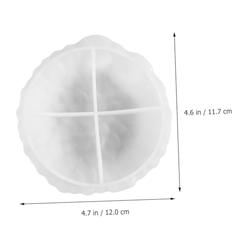 Holibanna Silikonform Blattförmige Schale DIY Resin Art Gießform für Schmuckkasten Dekoration Langlebig Glatt Oberfläche Bpa frei für Epoxidharz Wachs Seife Kreative Aufbewahrung von Holibanna