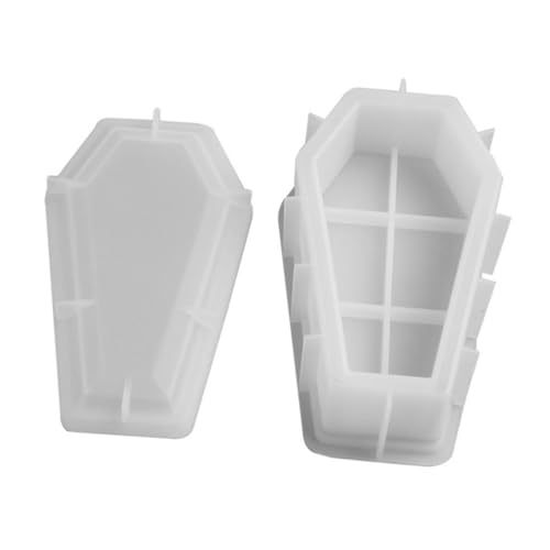 Holibanna Silikonform Coffin Box Resin Mold für DIY Schmuckschatulle Halloween Aufbewahrungsbox Basteln Langlebig Kinderfreundlich Multifunktional Kreative Geschenkidee von Holibanna