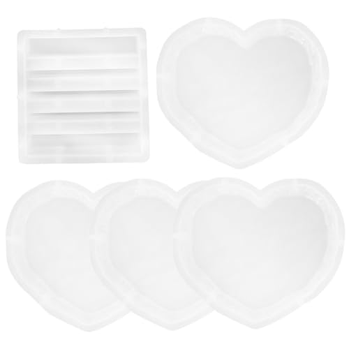 Holibanna Silikonform Herz Untersetzer DIY Coaster Moulds für Resin Epoxidharz Gießform Flexible Langlebige Form für Individuelle Tassenuntersetzer und Dekoration Zuhause Büro Geschenk Holibanna Silikonform Herz Untersetzer DIY Coaster Moulds für Resin Epoxidharz Gießform Flexible Langlebige Form für Individuelle Tassenuntersetzer und Dekoration Zuhause Büro Geschenk von Holibanna