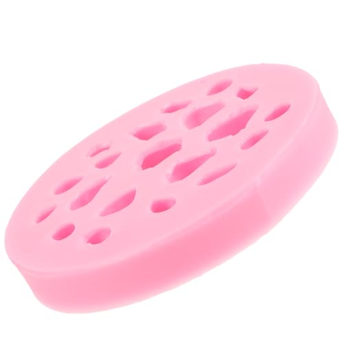 Holibanna Silikonform Steinoptik für DIY Schokolade und Bonbons Lebensmittelecht Antihaft Flexible Backform für Kuchen Pralinen und Candy Dekoration Rosa Wiederverwendbar Einfach zu von Holibanna
