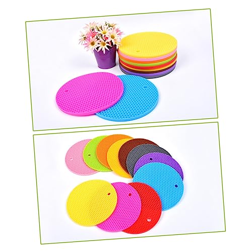 Holibanna Hitzebeständige Silikon-isoliermatte Topfuntersetzer Mit Wabenmuster rutschfeste Pfannen-/topfuntersetzer Tischset Für Kochgeschirr Holibanna Hitzebeständige Silikon-isoliermatte Topfuntersetzer Mit Wabenmuster rutschfeste Pfannen-/topfuntersetzer Tischset Für Kochgeschirr von Holibanna