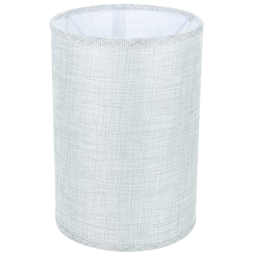 Holibanna Stoff Lampenschirm Textilschirm Stoffschirm E27 Trommel Lampenschirm Ersatz Tischlampe Pendelleuchtenschirm für Deckenleuchter Kronleuchter Stehlampe Hängelampe Hellgrau Holibanna Stoff Lampenschirm Textilschirm Stoffschirm E27 Trommel Lampenschirm Ersatz Tischlampe Pendelleuchtenschirm für Deckenleuchter Kronleuchter Stehlampe Hängelampe Hellgrau von Holibanna