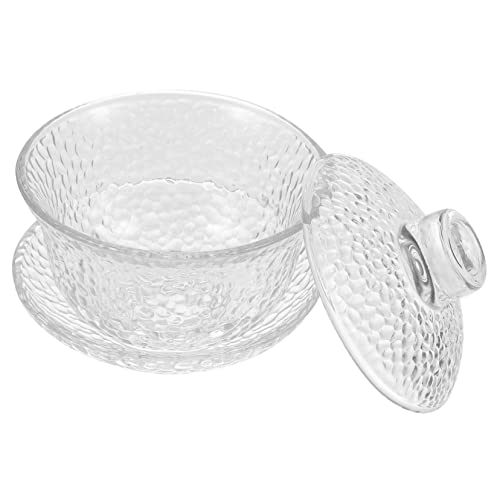 Holibanna Teeschale aus Gehämmertem mit Untertasse und Deckel Hitzebeständig Langlebig Chinesischer Stil Teiliges für Teezeremonien Haushalt Büro und Besondere Anlässe Holibanna Teeschale aus Gehämmertem mit Untertasse und Deckel Hitzebeständig Langlebig Chinesischer Stil Teiliges für Teezeremonien Haushalt Büro und Besondere Anlässe von Holibanna