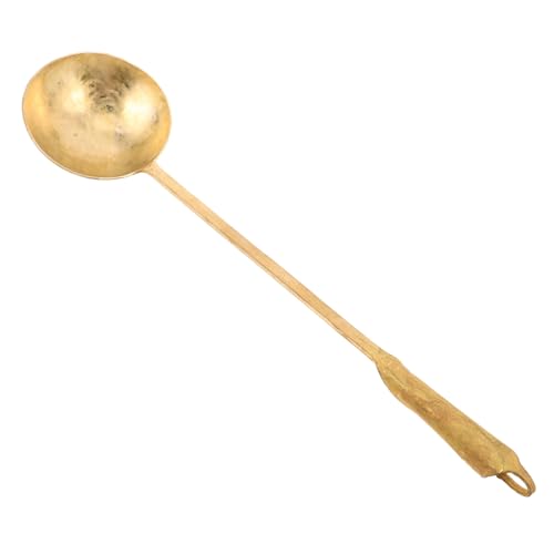 Holibanna Traditioneller Runder Kupfer-zuckerlöffel mit Langem Hitzebeständigem Griff Ergonomisch Geformter Zuckerzeichnungs-löffel für Chinesische Kulturkunst Glatte Oberfläche Einfach zu Holibanna Traditioneller Runder Kupfer-zuckerlöffel mit Langem Hitzebeständigem Griff Ergonomisch Geformter Zuckerzeichnungs-löffel für Chinesische Kulturkunst Glatte Oberfläche Einfach zu von Holibanna