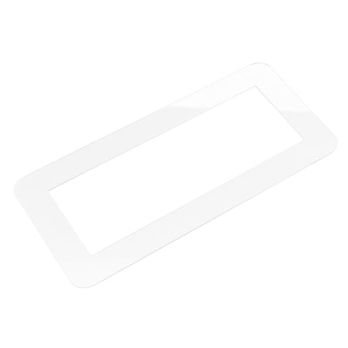 Holibanna Transparente Acryl Steckdosen Abdeckung Fach Schraubenlos Selbstklebend Lichtschalter Schutzplatte Wandblende für Innenbereich Dekoration und Kratzschutz von Holibanna