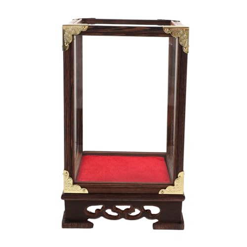 Holibanna Transparente Glasvitrine Schutzabdeckung Für Bastelmodelle Aufbewahrungsbox Aus Glas Für Puppenspielzeug Sammlerbox Im Chinesischen Stil von Holibanna