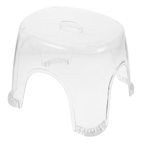 Holibanna Transparenter Duschhocker Rutschfester Kleiner Fußhocker Für Badezimmer Dusche Und Töpfchen Multifunktionaler Stabiler Hocker Für Junge Mädchen Und Senioren von Holibanna