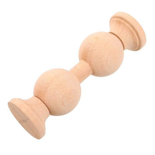 Holibanna Unfinished Hardwood Finials Handcarved Bed Post And Staircase Wood Toppers European Style Smooth Safety Finish Decorative Furniture Craft von Holibanna