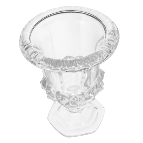 Holibanna Urnenvase Aus Europäische Glasvase Für Hochzeiten Dekorative Glasvase Transparent Romantischer Kleine Vase Für Tischdeko Blumenvase Holibanna Urnenvase Aus Europäische Glasvase Für Hochzeiten Dekorative Glasvase Transparent Romantischer Kleine Vase Für Tischdeko Blumenvase von Holibanna