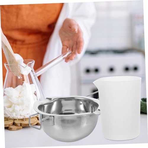 Holibanna Wachsschmelztopf mit Griff und Ausgießer Hitzebeständiger Kerzenwachs Schmelzbehälter mit Silikon Messbecher DIY Kerzenherstellung Zubehörset für Kreative Bastelideen Holibanna Wachsschmelztopf mit Griff und Ausgießer Hitzebeständiger Kerzenwachs Schmelzbehälter mit Silikon Messbecher DIY Kerzenherstellung Zubehörset für Kreative Bastelideen von Holibanna