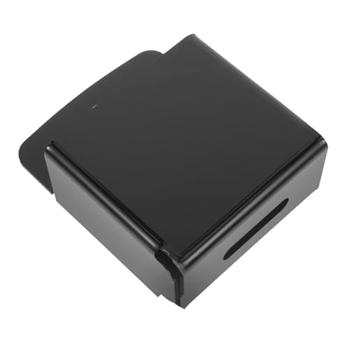 Holibanna Wandmontierter Multifunktionaler Fernbedienungs Handyhalter Platzsparender Aufbewahrungsbox für Wohnzimmer und Schlafzimmer Einfache Installation Robust und Dekorativ in Schwarz von Holibanna