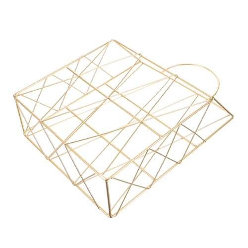 Holibanna Wandregal aus Wandhängender Organizer Multifunktionaler Aufbewahrungskorb für Bücher und Kleinteile Platzsparend Stilvolles Nordisches Design Goldfarben Geeignet für Büro und Holibanna Wandregal aus Wandhängender Organizer Multifunktionaler Aufbewahrungskorb für Bücher und Kleinteile Platzsparend Stilvolles Nordisches Design Goldfarben Geeignet für Büro und von Holibanna