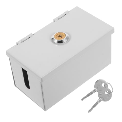 Holibanna Wasserdichte Steckdosenbox mit Schloss Wetterfeste Outdoor Steckdosenabdeckung Robuster Schutz für Elektrische Anschlüsse Kompakt Tragbar für Camping und Außeneinsatz von Holibanna