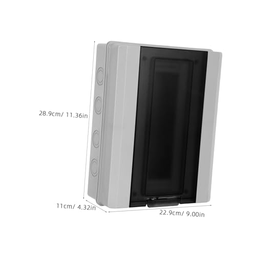 Holibanna Wasserdichter Verteilerkasten Außen mit Schloss Wetterfestes Kunststoffgehäuse Schutzgehäuse für Elektrische Anschlüsse und Kabelverteilung im Außenbereich von Holibanna