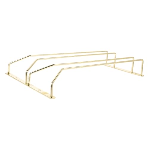 Holibanna Weinglasregal küche Organisation küchen Organisation bar Accessories Goldfarbe weinregale für Brillenhalter Weinbecherständer Weinglashalter unter Rostfreier Stahl Golden von Holibanna
