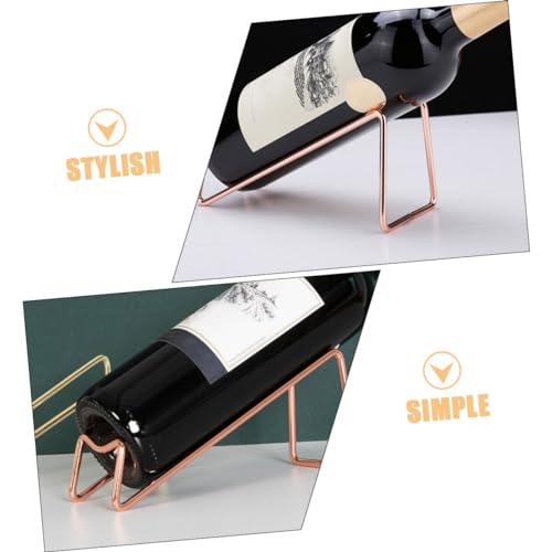 Holibanna Weinregal modern Und Stilvoll Anzeige Kreativ Weinstand Flasche Steht Flaschenhalter für die Küche Display-Flaschenregal Flaschenständer Dekorative Flaschenhalter Schmiedeeisen von Holibanna
