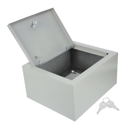 Holibanna Wetterfester Verteilerkasten Außenbereich Elektronikbox mit Präzisionsdichtung Staub Wasserschutz Aufputzdesign für Einfache Wartung und Vielseitige Industrielle Anwendung von Holibanna