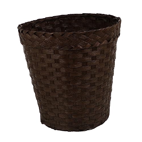 Holibanna Wickelkorb aus Geflochtenem Gras Stilvoller Aufbewahrungskorb für Wohnzimmer Büro und Schlafzimmer Mülleimer ohne Deckel Praktische und Kreative Aufbewahrungslösung Holibanna Wickelkorb aus Geflochtenem Gras Stilvoller Aufbewahrungskorb für Wohnzimmer Büro und Schlafzimmer Mülleimer ohne Deckel Praktische und Kreative Aufbewahrungslösung von Holibanna