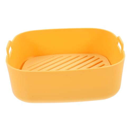 Holibanna Wiederverwendbare Silikon Backmatte für Heißluftfritteuse Hitzebeständig Antihaftbeschichtet Quadratisch Gelb Geeignet für Brot Snacks und Geflügel Langlebig und Leicht zu Holibanna Wiederverwendbare Silikon Backmatte für Heißluftfritteuse Hitzebeständig Antihaftbeschichtet Quadratisch Gelb Geeignet für Brot Snacks und Geflügel Langlebig und Leicht zu von Holibanna