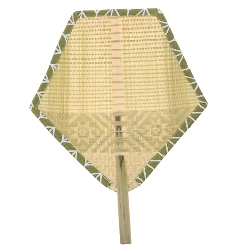 Holibanna Woven Fan Bambus Tragbarer Handfächer für Sommer Partys und Strand Leichter Geruchsfreier Kühlfächer für Heimdekoration und Hochzeiten von Holibanna