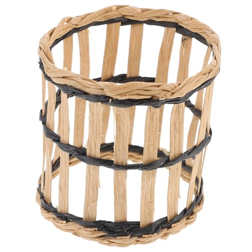 Holibanna Woven Glass Cup Sleeve Handgewebter Hitzeschutz für Gläser Stylish und Funktional für Gartenpartys und Zuhause Einzigartige Dekoration Schwarz von Holibanna