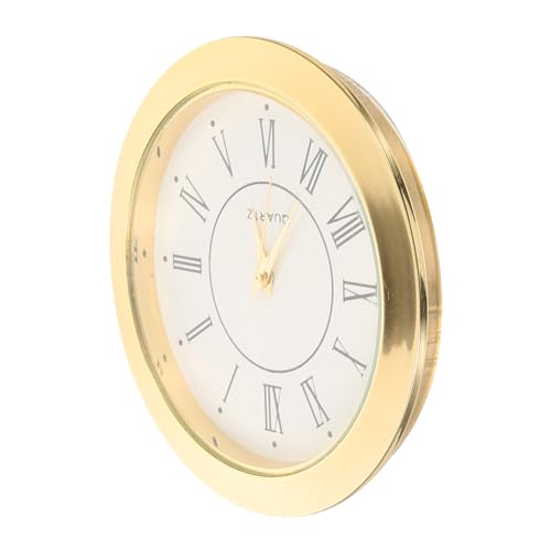 Holibanna Zubehör ansehen römisch Ziffer DIY-Uhr Teile Uhr mit Uhrwerk wanduhr selber Machen DIY -Uhrenmechanismus Taktnummern Zubehör Retro-Uhrenkopfeinsatz Uhrenteil Rostfreier Stahl von Holibanna