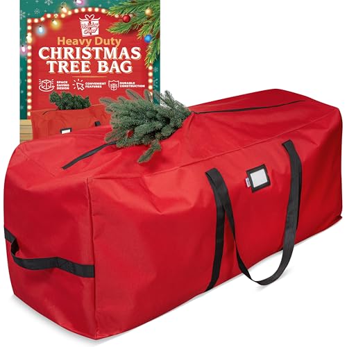 Holiday Cheer Weihnachtsbaum-Aufbewahrungstasche – robuste Weihnachtsbaumtasche passt bis zu 2,7 m hohen künstlichen Weihnachtsbaum, wasserdicht mit robusten Griffen & Reißverschluss – von Holiday Cheer