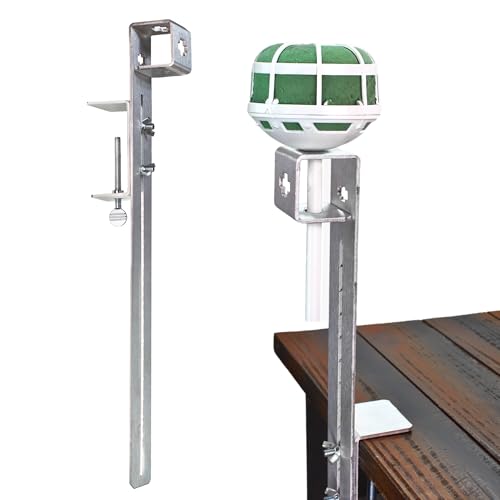 Holiday Designs - Blumenstraußhalter-Montageständer – robuste Metall-Werkbankklemme für Hochzeitsstrauß-Halter, Griffe – verstellbares und sicheres Designwerkzeug für Floristen von Holiday Designs