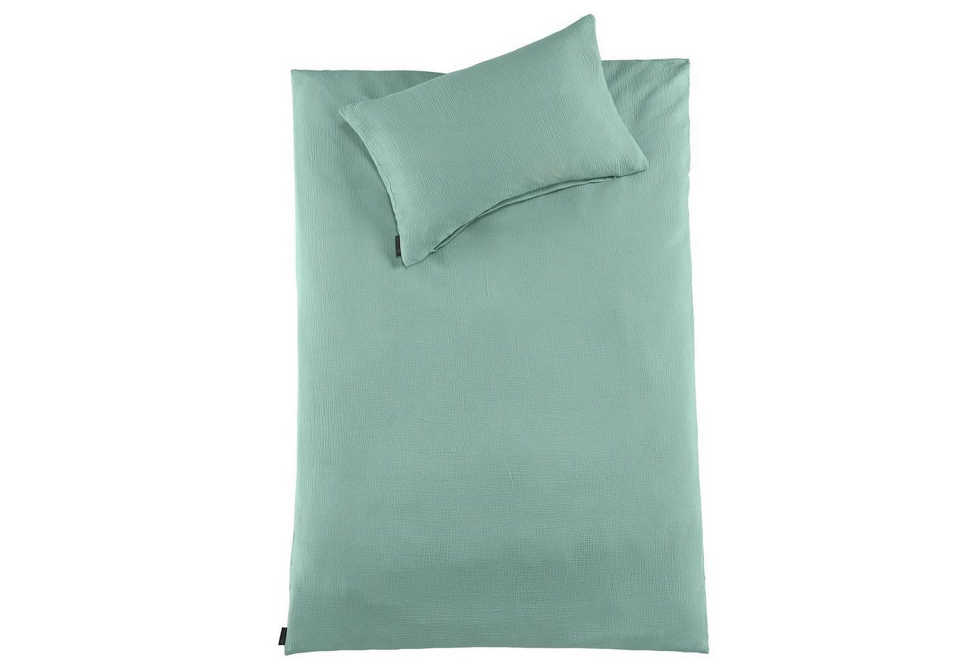 Holiday Heimtex Babybettwäsche PURE HUG, 100 x 135 cm, Türkis, Baumwolle, 2 teilig, mit Reißverschluss Holiday Heimtex Babybettwäsche PURE HUG, 100 x 135 cm, Türkis, Baumwolle, 2 teilig, mit Reißverschluss von Holiday Heimtex