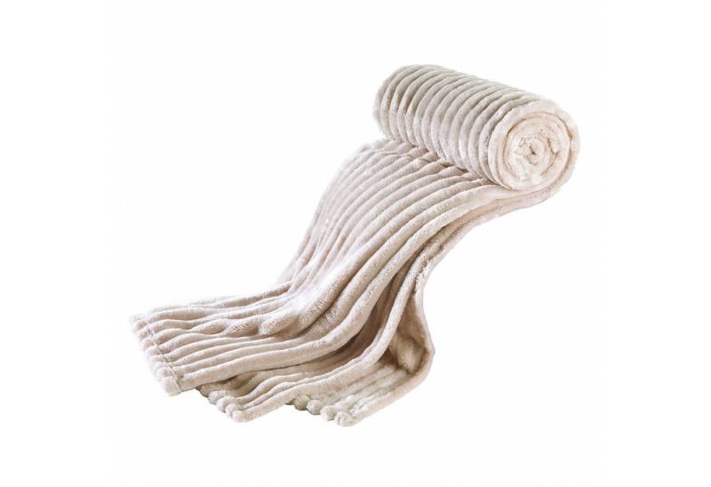 Holiday Heimtex Matratze, Decken, Spannbetttuch Holiday Heimtex Flanell-Kuscheldecke Nalu Mikrofaser 150x200 cm taupe von Holiday Heimtex