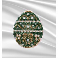 Grünes Faberge Ei, Fortgeschrittene Perlen, Diy, Weihnachtsperlensets, Osterbaum, Osterkranz, Ei Fab 505, Erbstück Orn von HolidayBeadKits