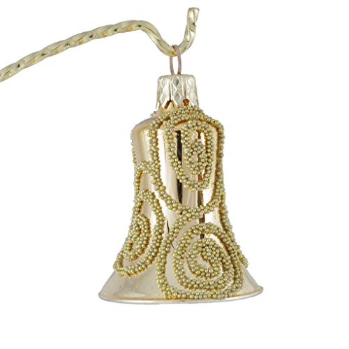 HolidayGiftShops Bell Triumph handgemalte Christbaumkugel von HolidayGiftShops